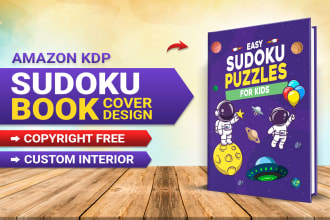 design sudoku word search mazes crossword puzzle activity book for amazon kdp