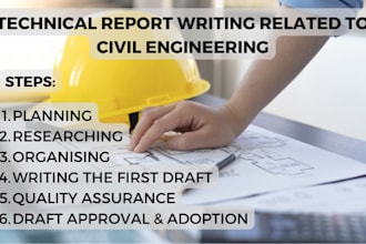 help you in report writing related to civil engineering