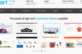 configure your opencart store and customize it