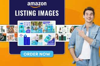 design amazon product listing images and ebc