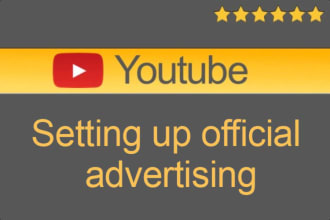 setting up youtube ads in your account