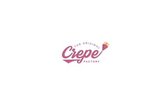 make high quality nice crepe factory logo with package