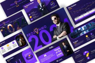design dynamic powerpoint presentation or google slides