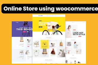 build an ecommerce website online store using woocommerce