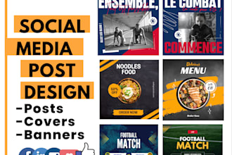faire une conception créative des réseaux sociaux, des publications