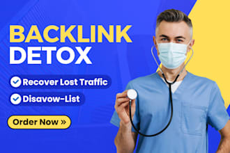 disavow toxic and spam backlinks to remove google penalty and fix negative SEO