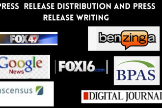 provide press release distribution and press release writing