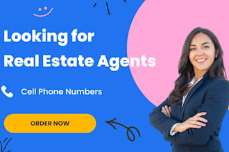provide real estate agents or realtors cell phone numbers