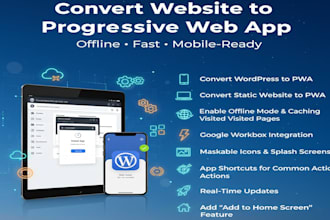 convert wordpress or a static site into a progressive web app pwa