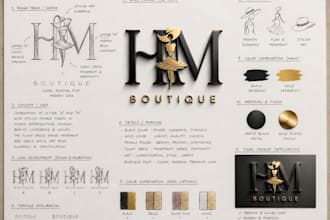 design luxury 3d logo for business and startup