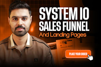 build your systeme io sales funnel, landing page or website