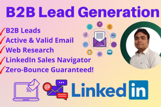 b2b lead generation and build prospect email list for any industry