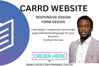 design a carrd website for you