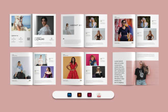create product catalog fashion magazine lookbook sale sheet line sheet design