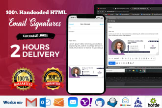 create standard concepts clickable HTML email signature