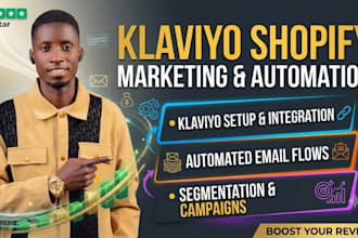 setup klaviyo shopify integration, klaviyo marketing,  automated email flows