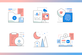 make custom vector icons for web UI and UX design