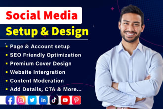 setup facebook business page , create social media account, fb fan page creation