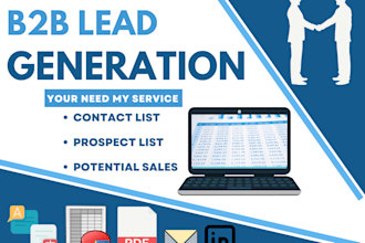 do provide b2b lead generation for any industries