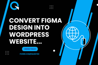 convert figma design into wordpress website