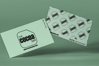 design a professional, creative and modern business card