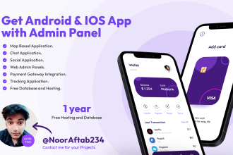 develop mobile app for android and IOS with react native