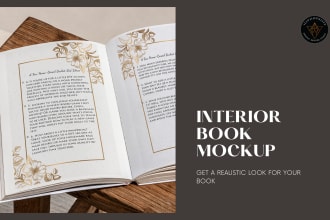 create an interior book mockup for self publishing authors