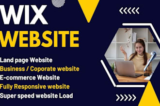 design your wix website, fix wix issues, wix studio