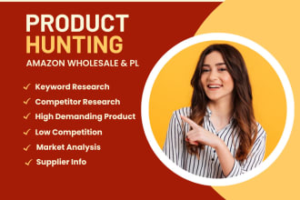 do product hunting for amazon wholesale and private label