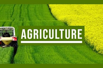 write complete agriculture, farming business plan for your farm and livestock
