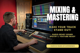 mix and master your rap or pop vocals to a beat or backing track