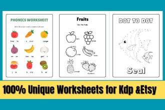 do children books, kindergarten worksheets,tracing activities