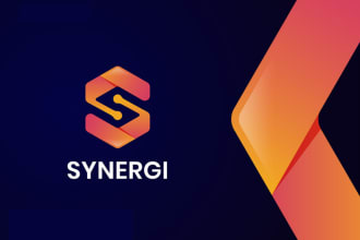 do elegant abstract logo design with unlimited revision