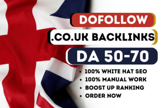 build high quality co UK homepage links from authority sites