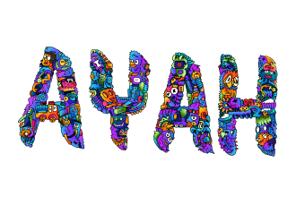 draw cartoon doodle art illustration lettering