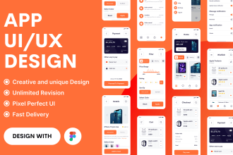 do UI UX design, mobile apps design, ios, android, wireframe or prototype