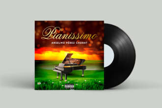 design a music cover album cover art ready for spotify