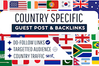 publish backlinks on your targeted country