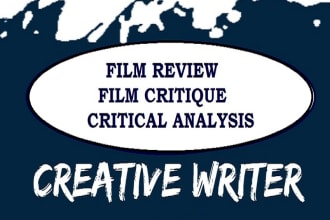 write outstanding movie reviews, critiques and analysis