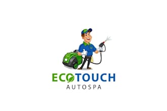 do popular classic traditional mobile auto spa logo design service