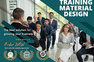 design you training materials