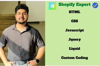 fix your shopify bugs and customize theme, shopify developer