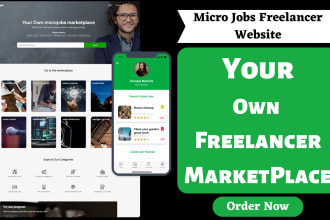 create a micro job freelance website like fiverr