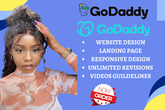 use the godaddy builder to establish a godaddy website