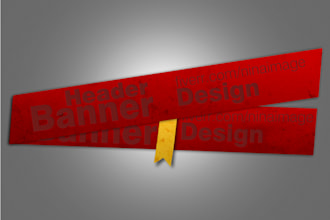 make professional BANNER and header