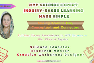 be your myp sciences tutor