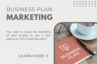 write your french business plan and a working excel template