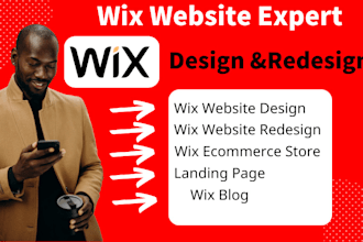 build wix website wix website design wix website redesign