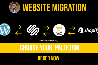 move or migrate your website to wordpress wix squarespace shopify