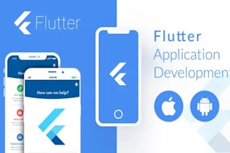 develop IOS and android mobile app using flutter